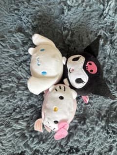 ハローキティ・マイメロディ・クロミ ぬいぐるみセットのサムネイル