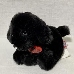 St.Andrews 黒い子犬 ぬいぐるみ 垂れ耳 海外製　タグ付き