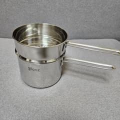 glanz ステンレス スタッキング鍋 2点セット 16cm 蓋なしのサムネイル