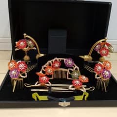 昭和レトロ】花嫁かんざしセット箱入り 美容師成人式髪飾り 和装