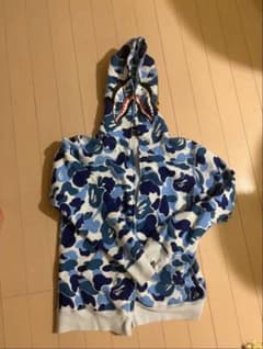 A BATHING APE シャークパーカー ブルーカモのサムネイル