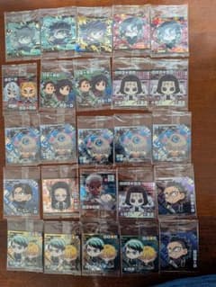 鬼滅の刃 ディフォルメシールウエハース まとめ売りのサムネイル