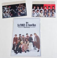 SnowMan SixTONES スノスト デビュー記念 1周年 クリアファイルのサムネイル