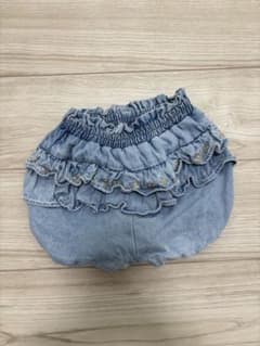 フリル デニム ブルマ パンツ ベビーのサムネイル