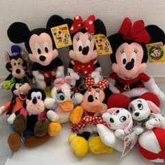 ディズニー　ミッキー　ミニーなど　ぬいぐるみセット(10点)のサムネイル