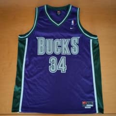 90s NIKE製NBAミルウォーキー バックス#34レイ アレン ユニフォーム 90s NIKE製NBAミルウォーキー バックス#34レイ アレン ユニフォーム