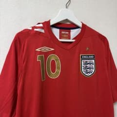 イングランド代表 オーウェン 10番 アンブロ umbro イングランド代表 05/07 ユニフォーム ホーム 半袖 10