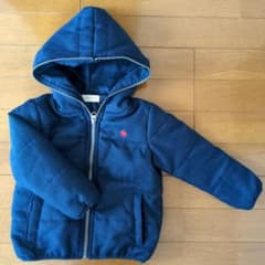 【美品:最終値下げ】POLO　ベビー　アウター　90 紺　ネイビー　幼児　上着のサムネイル