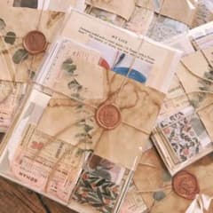 コラージュ 素材 洋書 紙もの セット 詰め合わせ おすそ分けのサムネイル