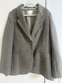 H&M 千鳥格子柄 テーラードジャケット XSのサムネイル