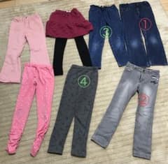 130cm 女の子　ボトム　まとめ売りのサムネイル