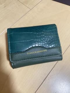 CLASSIC&DONGDONG 三つ折り財布 グリーンのサムネイル