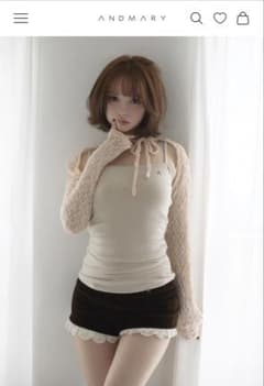 ANDMARY Bloom flower tulle topsのサムネイル