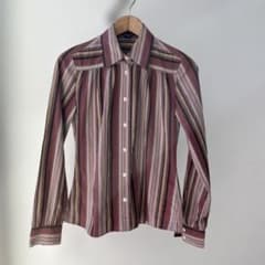 CLUB MONACO クラッシックストライプ 長袖シャツ Sのサムネイル