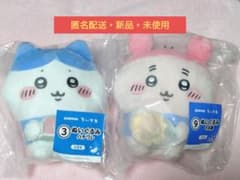 치이카와 에니마이 복권 봉제인형 하치와레·고 서점 2점 세트