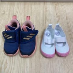 14.5cm adidasキッズスニーカー&上履き　ピンク(イトーヨーカドー)のサムネイル