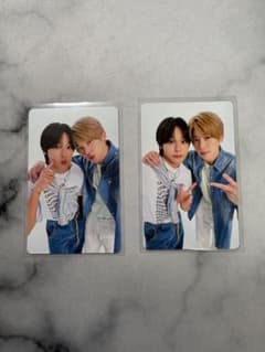 【WISH 祭り】nct sion×riku 2枚トレカセットのサムネイル