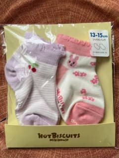 HOT BISCUITS キッズ 靴下 13-15cm 2足セットのサムネイル
