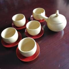 常滑焼 水上暁山 黄泥茶器揃 昭和中期 - メルカリ