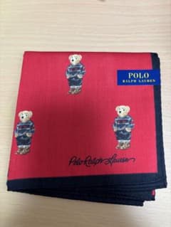POLO RALPH LAUREN ポロベア ハンカチ レッドのサムネイル