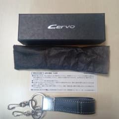 【新品・未使用】スズキ Cervo 牛皮革 レザー キーホルダー ブラック