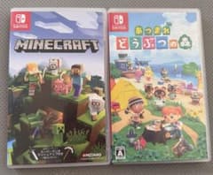 Switch ソフト マイクラ あつ森セット - メルカリ