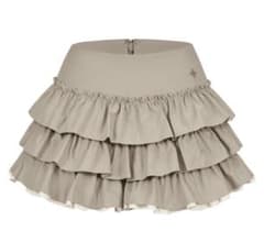 andwang Charm Frill Culotte Mini Skirt - メルカリ