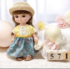 SALE 571 切替ワンピース ソランちゃん・メルちゃん服＊ - メルカリ