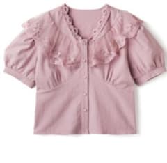 GRL グレイル ／ 花柄レースブラウス【at1798】M ピンクのサムネイル