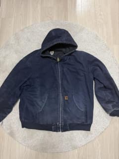 Carhartt ダック地 アクティブジャケット ネイビー 2XLのサムネイル