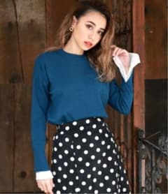 ANAP Chille 袖シャツレイヤードニットのサムネイル