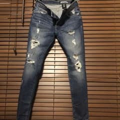H&M クラッシュスキニーデニムのサムネイル