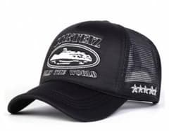 Corteiz Black/White trapstar UK メッシュキャップ