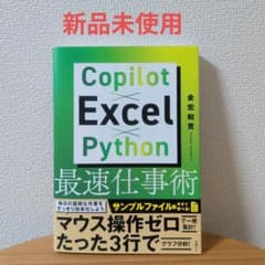 【新品未使用】Copilot×Excel×Python最速仕事術のサムネイル
