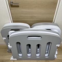 ☆美品！OKUMA 大阪熊 ベビーサークル グレー&ホワイト 200×160 - メルカリ
