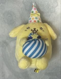 大幅値引❗️【新品・激レア】ポムポムプリン　バースデー　マスコット　カフェ限定 新品・激レア】ポムポムプリン バースデー マスコット カフェ限定