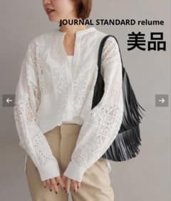 美品】JOURNAL STANDARD relumeパッチワークレースシャツ - メルカリ