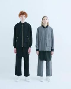 最終値下げcullni 18aw レイヤードジップブルゾンのサムネイル