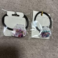 押し花　 ヘアゴム 2個セットのサムネイル