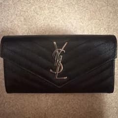 SAINT LAURENT 長財布 ブラック キルティングのサムネイル