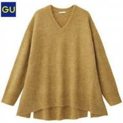 gu⏩Aラインボリュームニット 美品のサムネイル