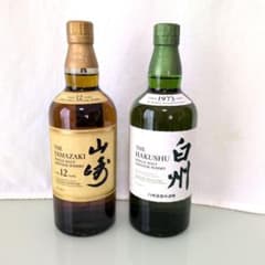 サントリー 山崎12年 700ml 白州NV700ml 2本セット - メルカリ
