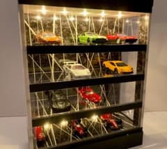 1/64展示20台可能・ランダムWH・4層式ディスプレーBOX / ネオジオラマ