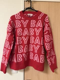 ★最終冬物セール中★ 派手BABYロゴ ニットセーターのサムネイル