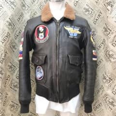 コックピット USA トップガン レザー フライトジャケット G-1 S3198 