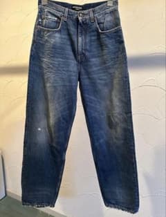 超美品 正規品 22SS バレンシアガ ワイドデニム バギーデニム ジーンズ 