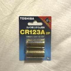 【未開封】TOSHIBA CR123A カメラ用リチウム電池 2Pのサムネイル