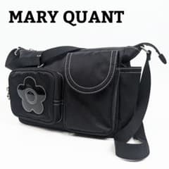 未使用✨️マリークワント　メタルナイロンデイジー　ボディバッグ　ブラック MARY QUANT マリークワント ボディバッグ 新品同様 デイジー