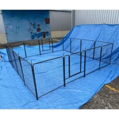② 金属製 ドッグサークル ハンマートーン 高さ100cm×幅90cm 16枚入
