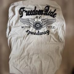 左*助様 Freedom Ride M.C. ベージュボタンアップシャツのサムネイル